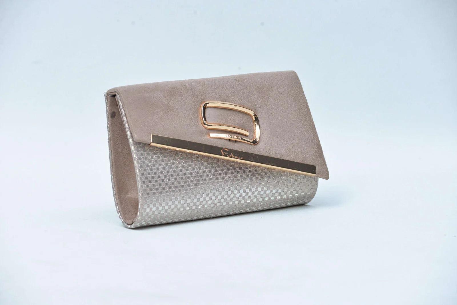 Firdous Clutch bag Peach Velvet